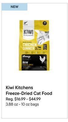 Petvalu Kiwi kitchens freeze- dried cat food offer