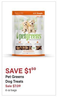 Petvalu Pet greens dog treats offer