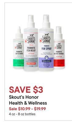 Petvalu Skout's honor health & wellness offer