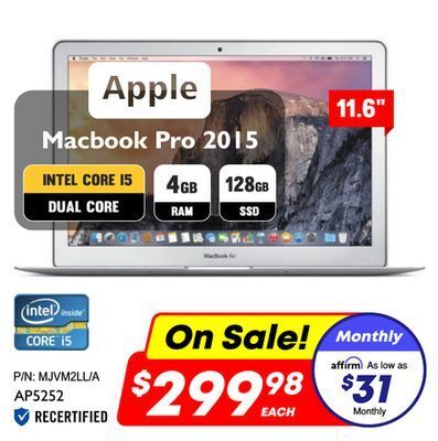 Factory Direct Apple macbook pro 2015 offer