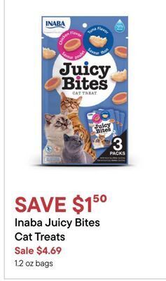 Petvalu Inaba juicy bites cat treats offer