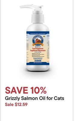 Petvalu Grizzly salmon oil for cats offer