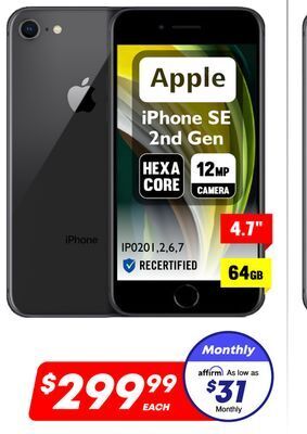 Factory Direct Apple iphone se 2nd gen offer