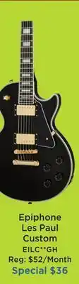 Long & McQuade Epiphone les paul custom offer