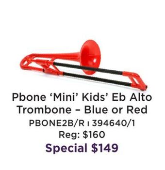 Long & McQuade Plastic trombone - red offer