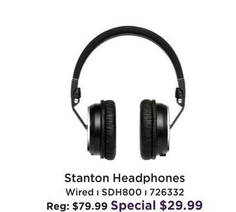 Long & McQuade Stanton sdh 800 wired headphones offer