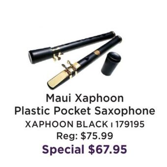 Long & McQuade Pocket saxophone offer