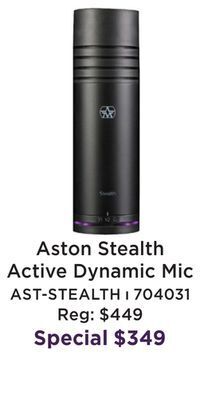 Long & McQuade Aston stealth active dynamic microphone offer