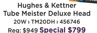 Long & McQuade Hughes & kettner tubemeister deluxe 20 head offer