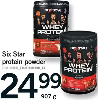 Fortinos Six star protein powder offer