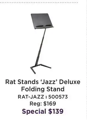 Long & McQuade Rat stands the jazz stand offer