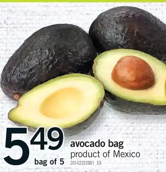 Fortinos Avocado bag offer