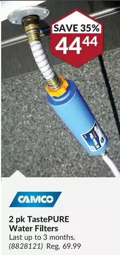Princess Auto 2 pk tastepure water filters offer