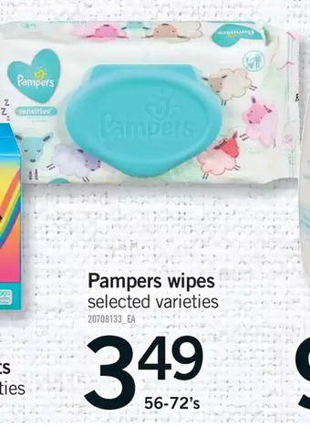 Fortinos Pampers wipes offer
