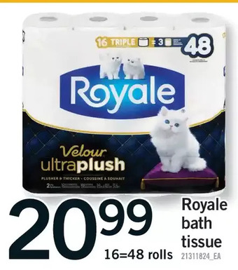 Fortinos Royale bath tissue offer