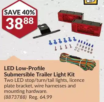 Princess Auto Power fist led low-profile submersible trailer light kit offer