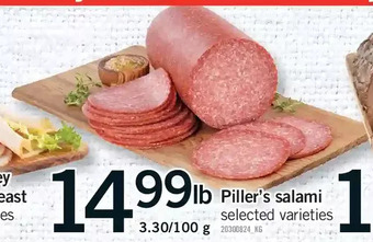 Fortinos Piller's salami offer