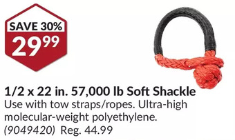 Princess Auto 1/2 x 22 in. 57,000 lb soft shackle offer