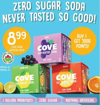Fortinos Cove soda offer
