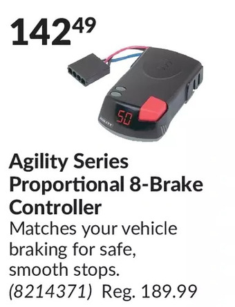 Princess Auto Agility series proportional 8-brake controller offer