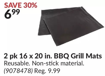 Princess Auto 2 pk 16 x 20 in. bbq grill mats offer
