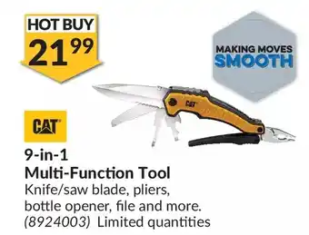 Princess Auto Cat multi-function tool offer