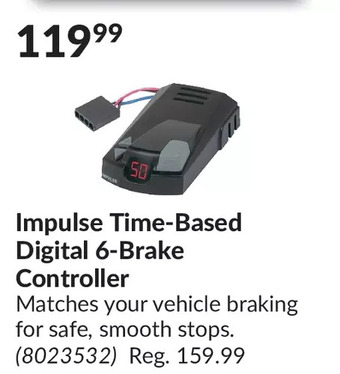 Princess Auto Impulse time-based digital 6-brake controller offer