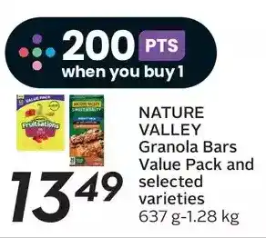 Sobeys Urban Fresh Nature valley granola bars value pack offer