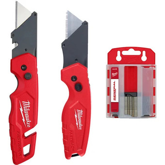Home Depot 2-pack milwaukee compact flip utility knife with 50 blades offer