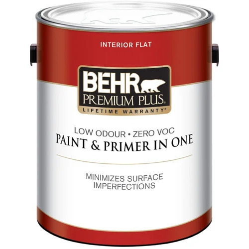 Home Depot Behr premium plus interior flat paint & primer in one offer