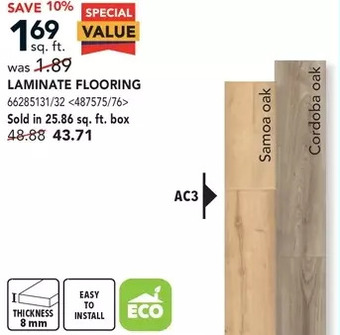 Lowe's Laminate flooring offer