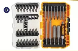 Lowe's Dewalt 37-piece screwdriver bit set offer