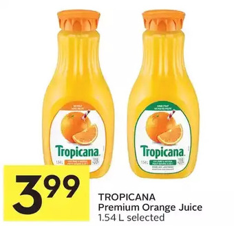 Foodland Tropicana premium orange juice offer