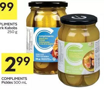 Foodland Compliments pickles offer
