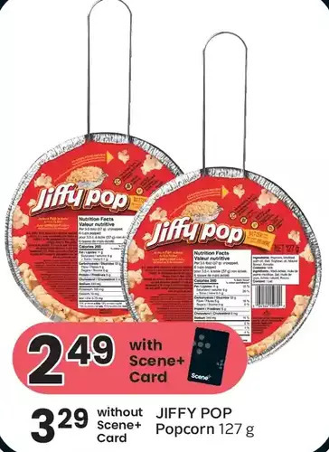 Foodland Jiffy pop popcorn offer
