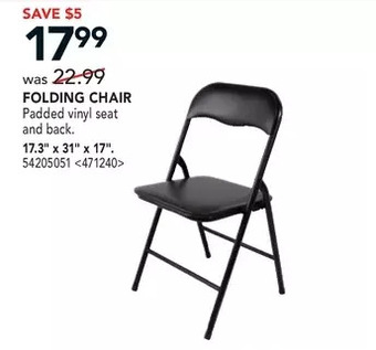 RONA Folding chair offer