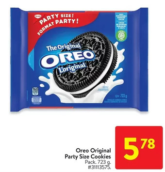 Walmart Oreo original party size cookies offer