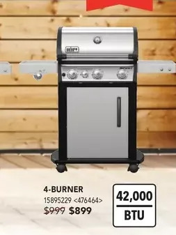 RONA Weber 4-burner offer