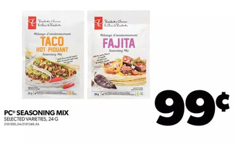 Real Canadian Superstore Pc seasoning mix offer