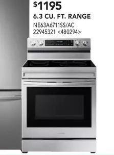 RONA 6.3 cu. ft. range offer