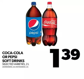 Real Canadian Superstore Coca-cola or pepsi soft drinks offer