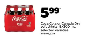 Real Canadian Superstore Coca-cola or canada dry soft drinks offer