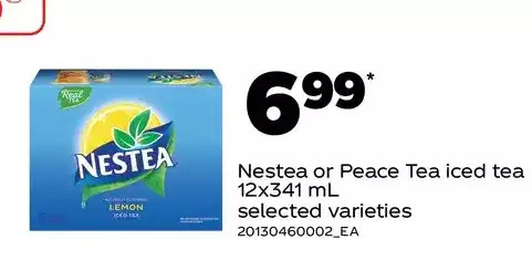 Real Canadian Superstore Nestea or peace tea iced tea offer