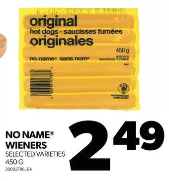 Real Canadian Superstore No name wieners offer