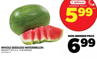 Real Canadian Superstore Whole seedless watermelon offer