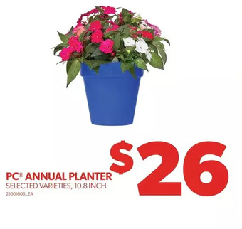Real Canadian Superstore Pc annual planter offer