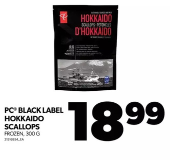 Real Canadian Superstore Pc black label hokkaido scallops offer