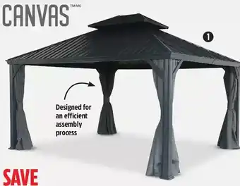 Canadian Tire Canvas skyline single-tier gazebo, 10 x 10' offer