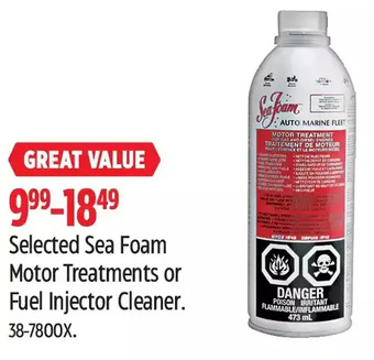 Canadian Tire Sea foam motor treatments or fuel injector cleaner offer