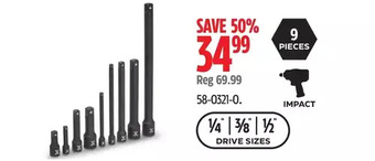 Canadian Tire Maximum impact socket sets offer